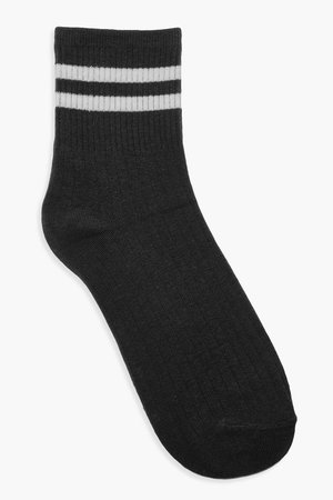 Sports Stripe Ankle Sock | Boohoo
