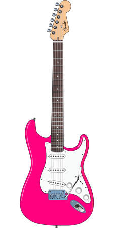 pink guitar - Google Search