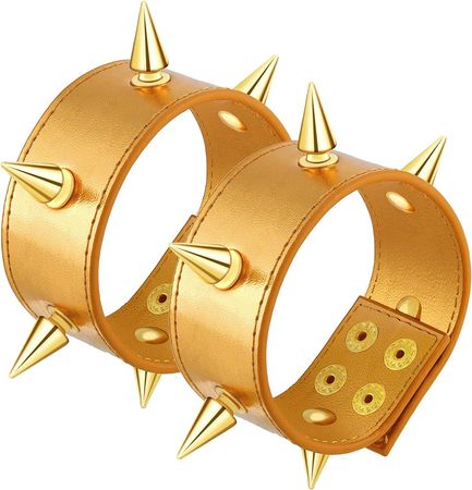 gold spike bracelet