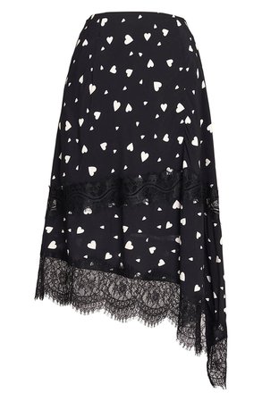 Essentiel Antwerp Zanary Lace Trim Skirt | Nordstrom