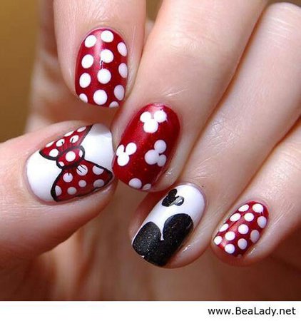 mickey mouse nails - Google Search