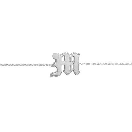 SINGLE LETTER CHOKER UPPERCASE – The M Jewelers