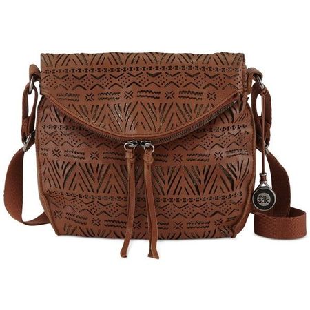 leather tribal satchel