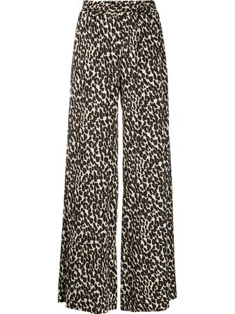 Shop La Doublej leopard print palazzo pants with Afterpay - Farfetch Australia