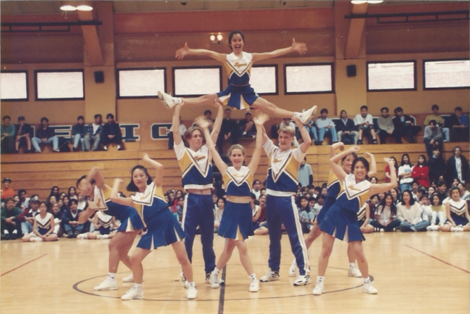 Cheerleading Through the Decades – THE BLUE & GOLD