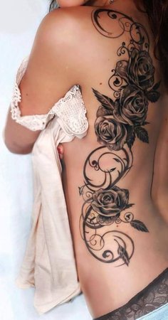 Vine and Rose Tattoo
