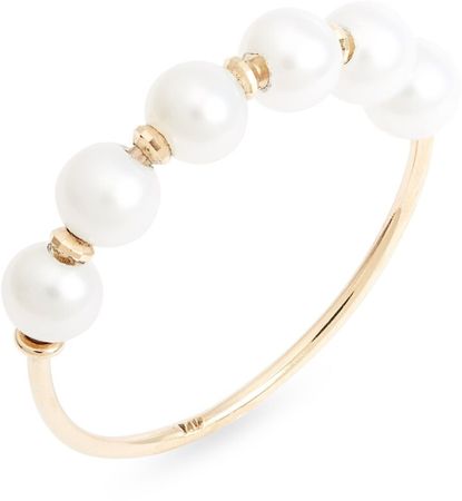 Cultured Pearl Shimmer Ring
