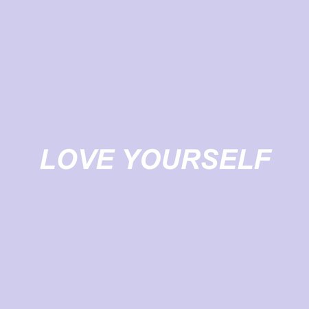 Love Yourself Purple Photo