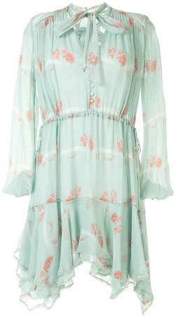 Floral Embroidered Shift Dress
