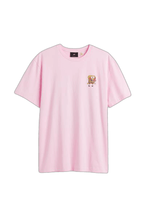 H&M Regular Fit T-shirt Pink/SpongeBob SquarePants