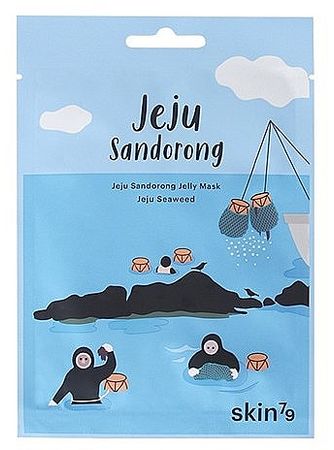 Μάσκα-φύλλο προσώπου - Skin79 Jeju Sandorong Jelly Mask Jeju Seaweed | Makeup.gr