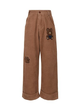 Brown Bear Corduroy Pants - ntbhshop