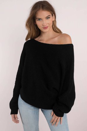 Black-time-will-tell-asymmetrical-sweater - TheGirlNamedSig's Sta.sh