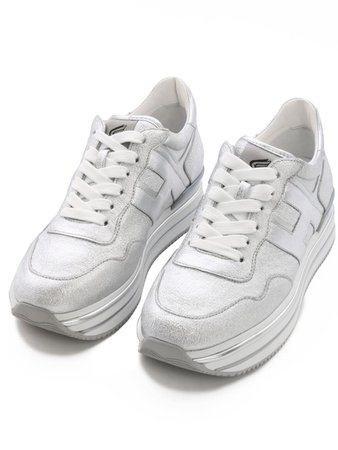 Hogan Hogan Silver Sneakers - Silver - 11055614 | italist