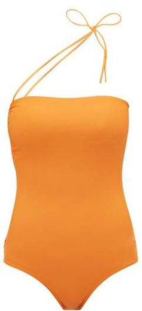 Alassio One Shoulder Swimsuit - Womens - Orange