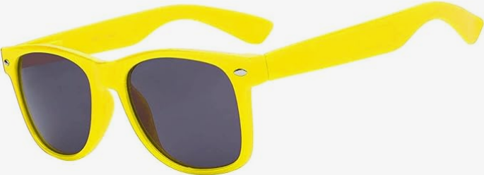 Amazon Yellow Wayfarer Sunglasses