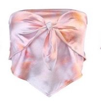 pink bandana top