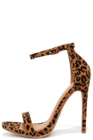 leopard heel