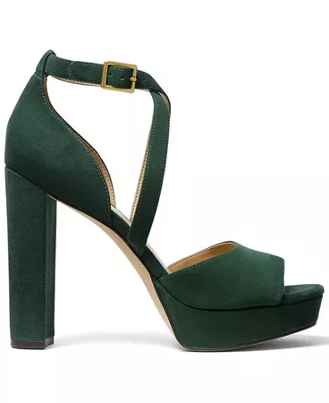 green Michael Kors Marais Platform Dress Sandals & Reviews - Sandals - Shoes - Macy's
