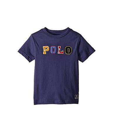 Polo Ralph Lauren Kids Cotton Jersey Graphic T-Shirt (Toddler) at Zappos.com