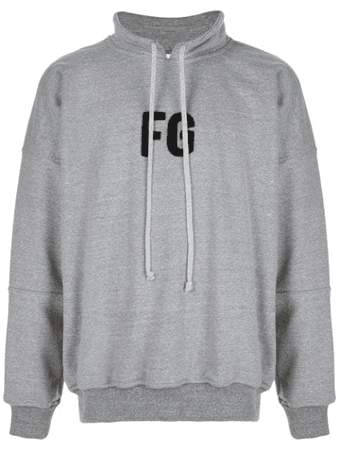 Fear Of God Oversized Logo-appliquÉd Loopback Cotton-blend Jersey Sweatshirt In 035hthrgryb | ModeSens