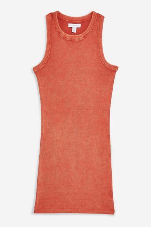 Washed Racer Bodycon Dress | Topshop