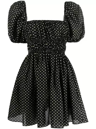 Matteau Polka Dot Print Mini Dress - Farfetch