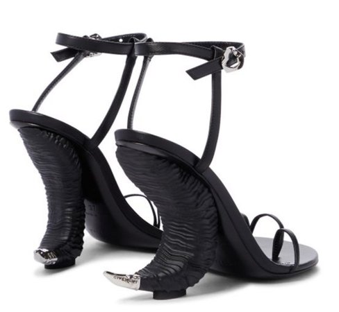 Black Givenchy Horn Heels
