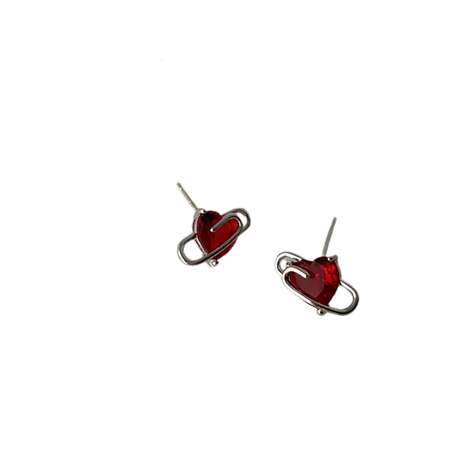 Heart Pin Earrings