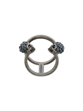 Alexander McQueen skull cuff ring
