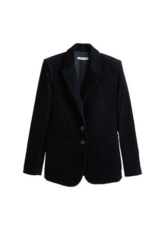 MANGO Corduroy structured blazer