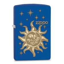zippo lighter blue with sun - Google Search