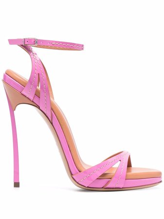 Shop Casadei Blade stiletto sandals with Express Delivery - FARFETCH
