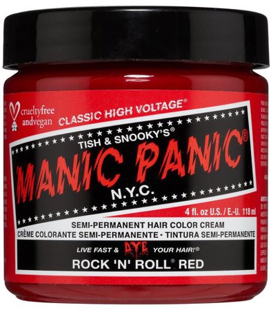 •• Manic Panic - Hair Dye •• Rock ‘n’ Roll Red ••