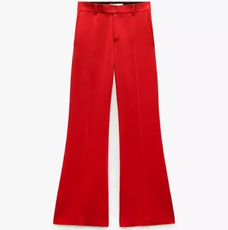 red flared trousers - Google Search