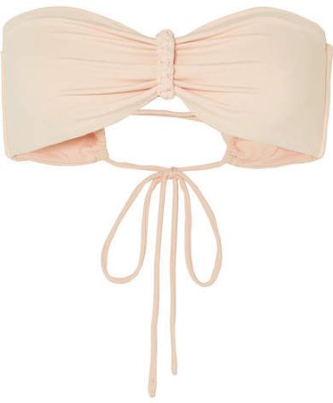 Broochini - Toulouse Bandeau Bikini Top - Pastel pink