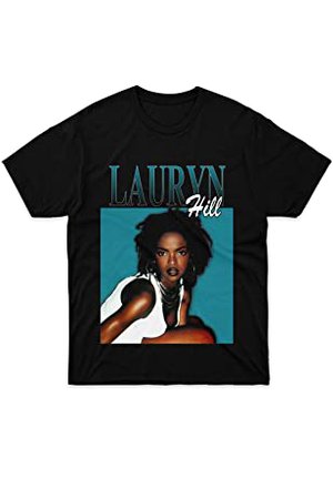 AlbertV Lauryn Hill The Miseducation of Lauryn Hill Sexy Exposed Navel Women T-Shirt Bare Midriff Crop Top T Shirts Black L at Amazon Women’s Clothing store
