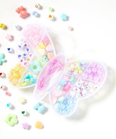 Picki Nicki Pink & Blue Bead Bracelet Butterfly Craft Kit | Best Price and Reviews | Zulily