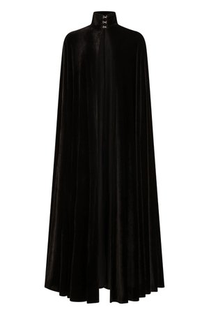 Thalia Black Velvet Gothic Cape by Necessary Evil | Ladies