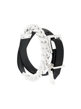 Shop Coup De Coeur chain wrap bracelet with Express Delivery - FARFETCH