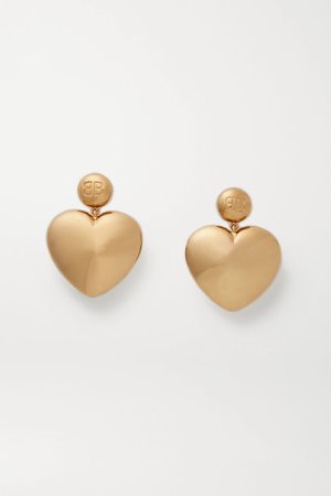Gold Susi gold-tone earrings | Balenciaga | NET-A-PORTER