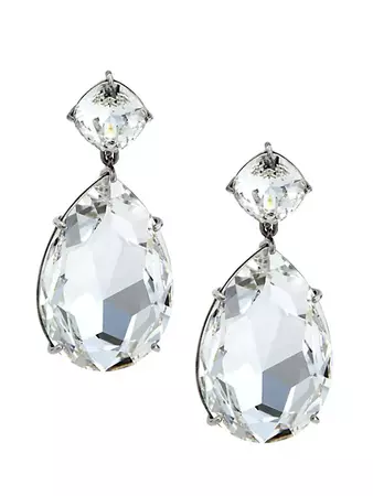 Shop Alexander McQueen Crystal Drop Earrings | Saks Fifth Avenue