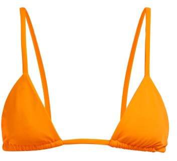 Talia Collins - The Triangle Bikini Top - Womens - Orange