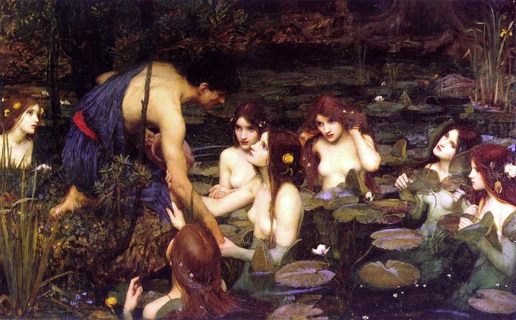 hyla and the nymphs