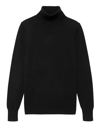 Wool-Blend Turtleneck Sweater | Banana Republic