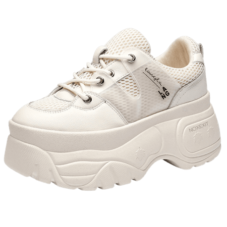 LANG LA | Platform Sneakers off white – by noxexit