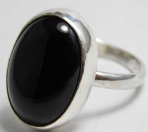 black & Silver Ring