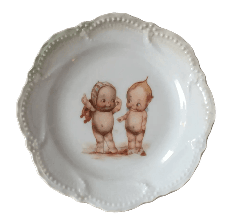 Vintage 1920’s Rose O’Neill Wilson Kewpie Plate-Rare-Collectible
