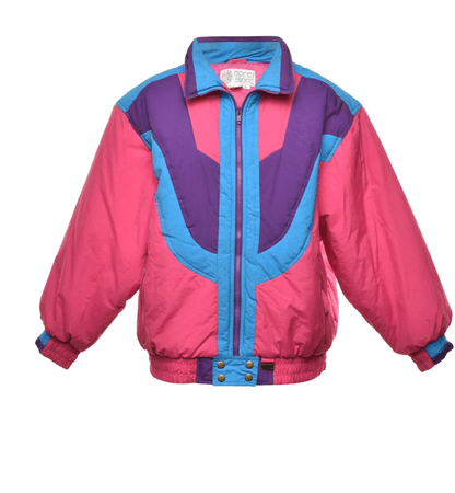 80s neon windbreaker jacket