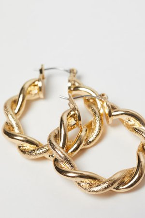 Hoop Earrings - Gold-colored - Ladies | H&M US